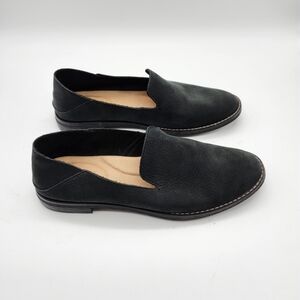 Sperry Black Leather Slip-On Shoes
